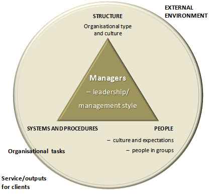 ترسیم و تعریف سازمان با یک مدل ساده
